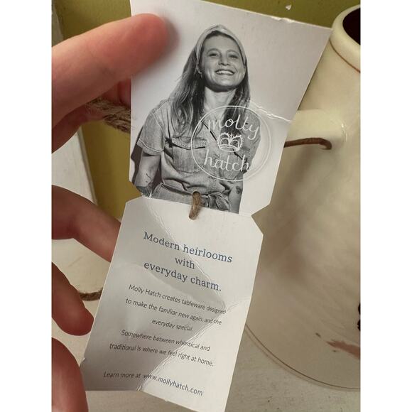 NWT Molly Hatch Pumpkin Harvest 56 Ounce Ceramic Pitcher - Picture 10 of 13